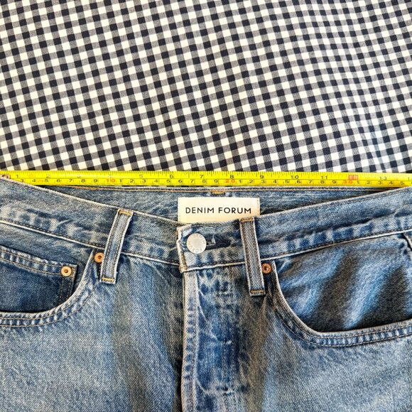 Denim Forum Farrah High Rise Wide Leg sz 27 - Picture 4 of 13